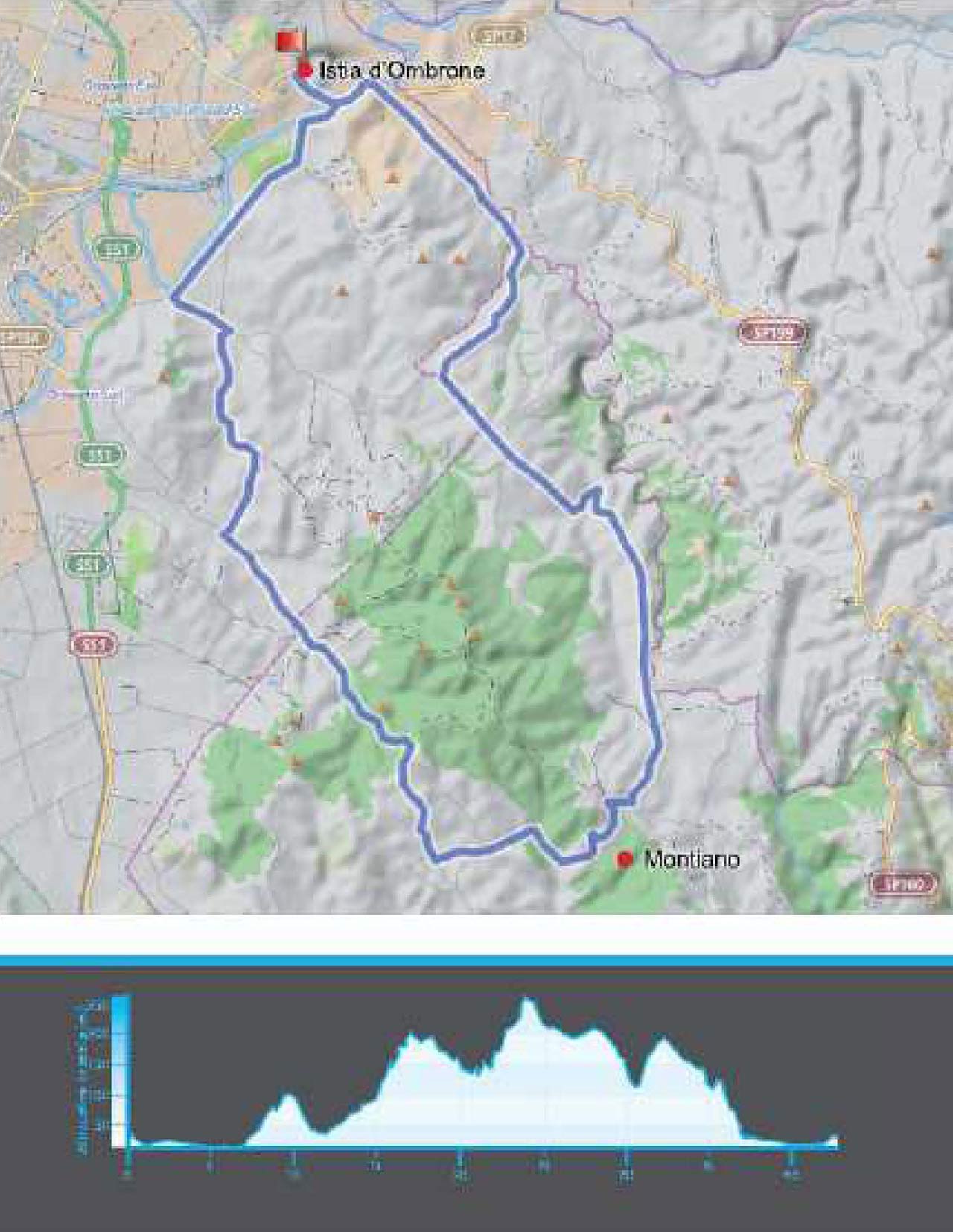 mappa percorsi